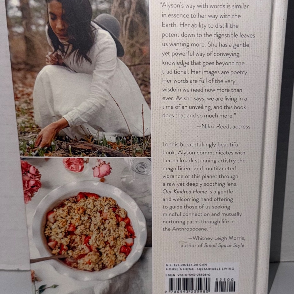 Our Kindred Home Hardcover Book - Cream & Green Cover - Picture 2 of 4